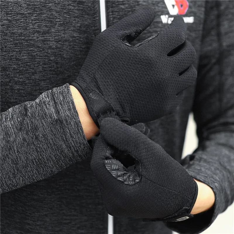 WEST BIKING – gants de cyclisme d'été, doigt complet, pour vtt, écran tactile, antidérapants, paume 