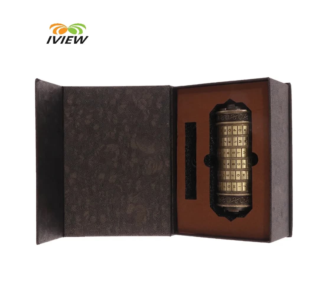 Leonardo Da Vinci Code serrure jouets métal Cryptex serrures pour cadeaux de mariage cadeaux de sain