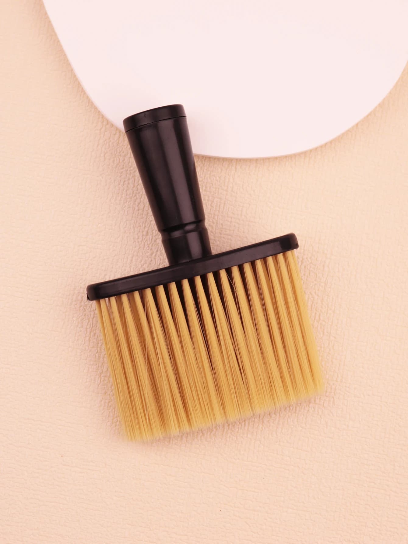 1 brosse à cheveux pour le cou, brosse noire de nettoyage doux pour le visage, adaptée aux coiffeurs