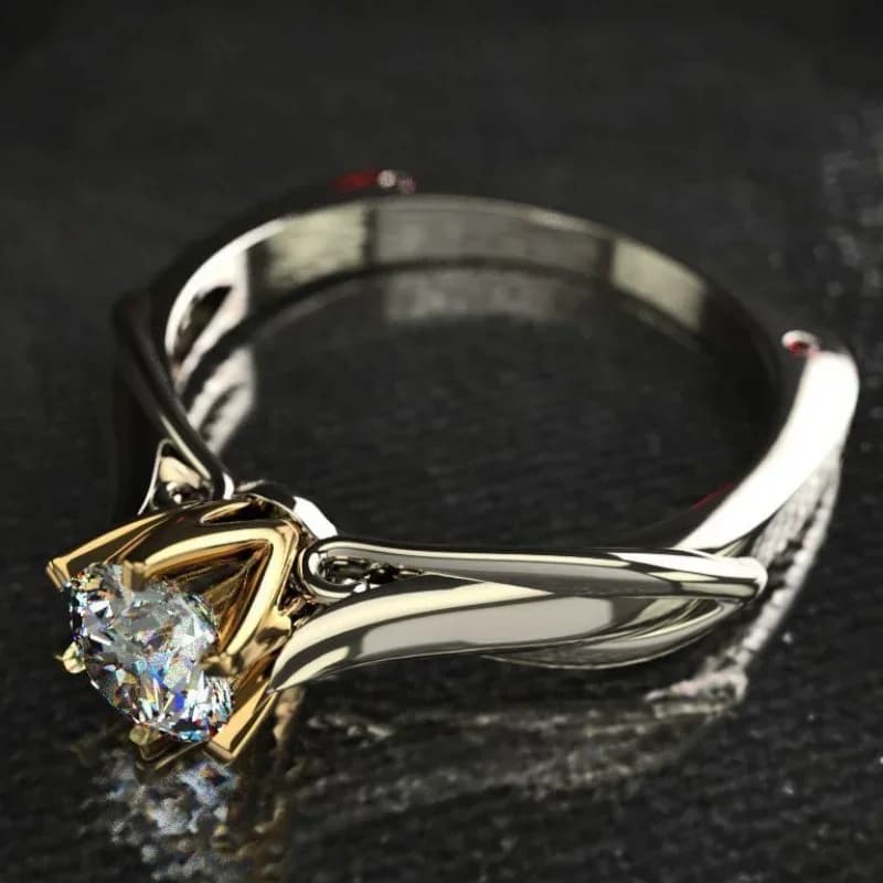 Bague en or pur 18 carats pour femmes, bagues Moissanite avec pierres précieuses naturelles, bijoux 