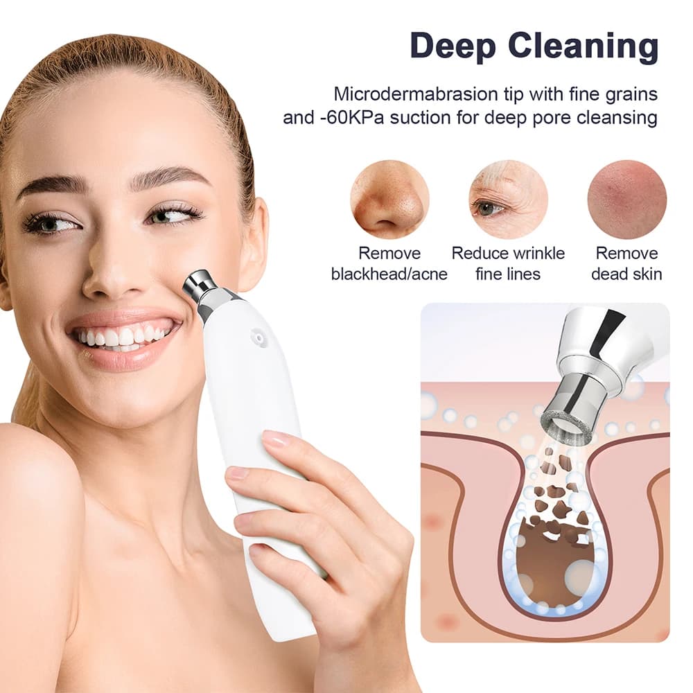 Machine portative d'épluchage du visage de Microdermabrasion de diamant hydratant aérographe Exfolia