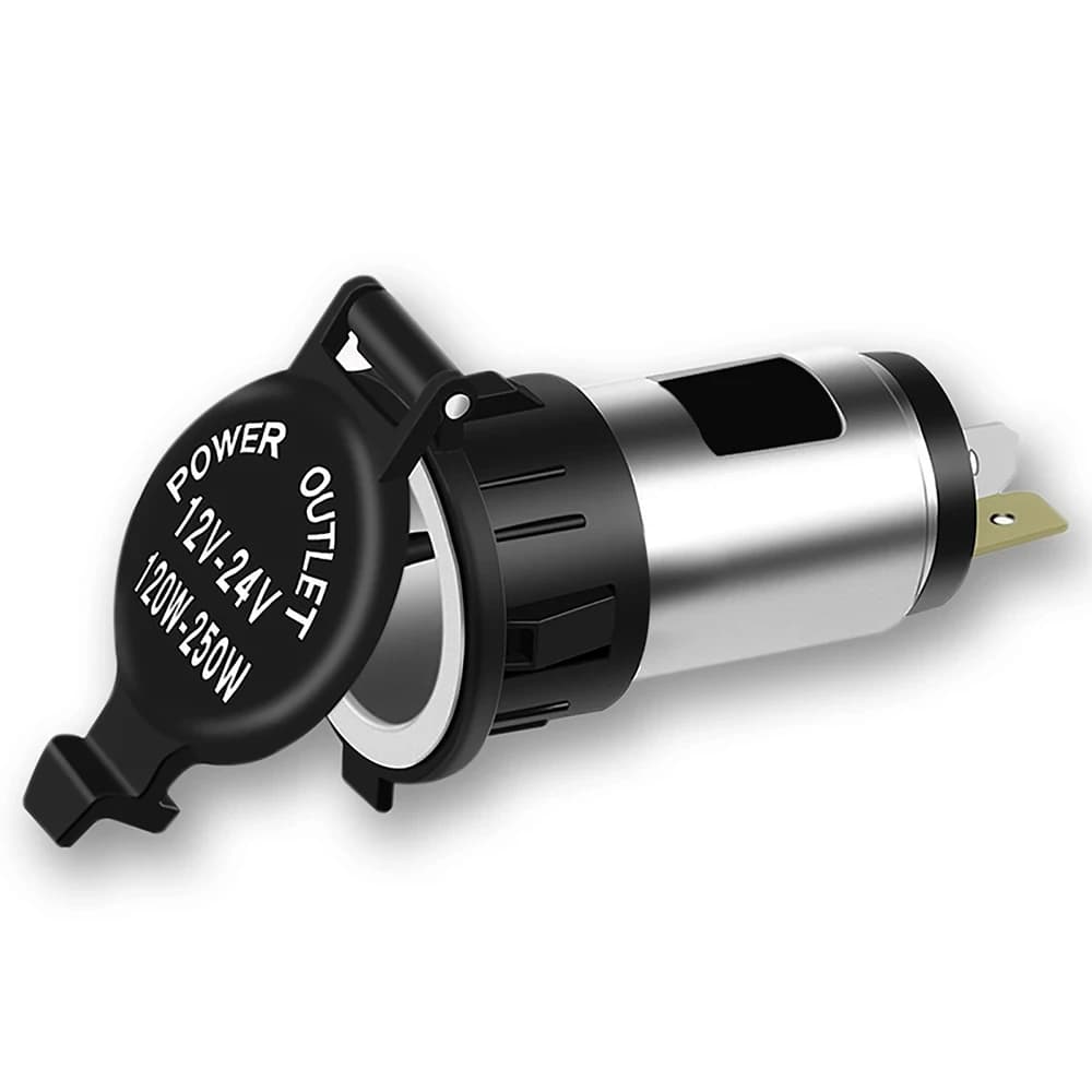 Prise femelle de voiture DC 12-24V, prise d'alimentation allume-cigare, allume-cigare de voiture, Au