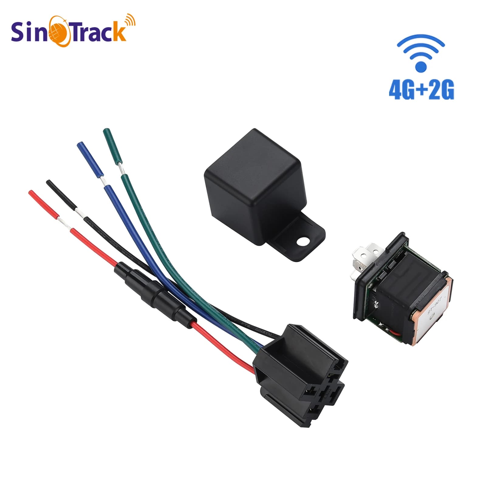 Traceur GPS de voiture 4G ST-907L, dispositif de relais de suivi, télécommande, surveillance antivol