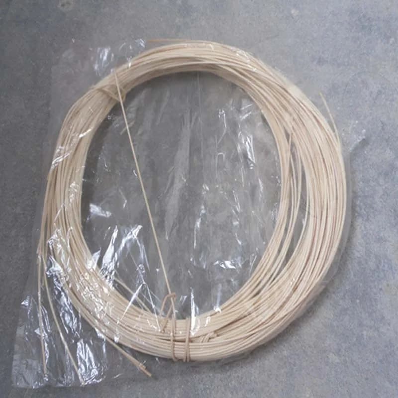 Bâton de canne à noyau en rotin naturel indonésien, diamètre rond de 10 mètres, meubles de maison, c