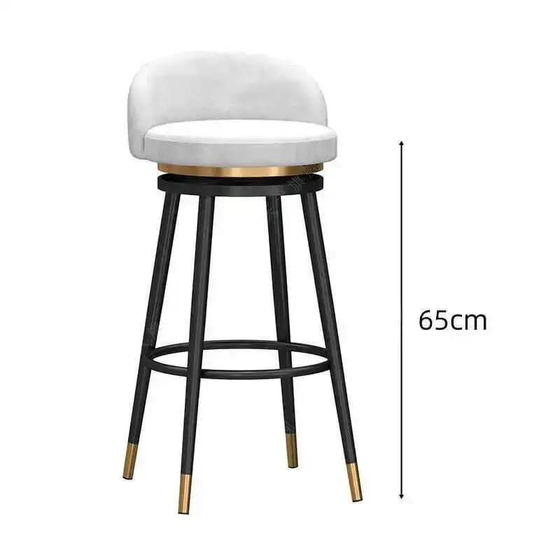Tabourets De Bar nordiques De luxe hauteur De comptoir confortable minimaliste chaise moderne Restau