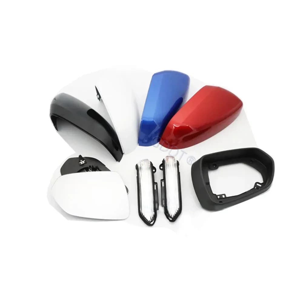 1 pièce Coque de rétroviseur LHD (gauche ou droite) pour Rx3 avec clignotants LED sans ampoules pour