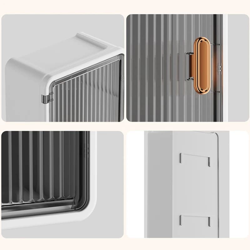 Étagère murale de salle de bain, boîte à mouchoirs étanche, support de rangement multifonctionnel po