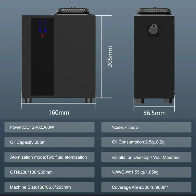 Diffuseur de parfum électrique mural, désodorisant contrôlé par application, machine à parfum Hyliqu