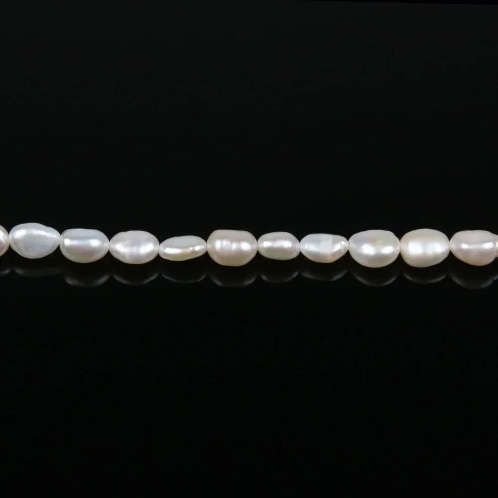 Perles d'Eau Douce Naturelles de Haute Qualité, Perforation Irrégulière, pour la Fabrication de Bijo