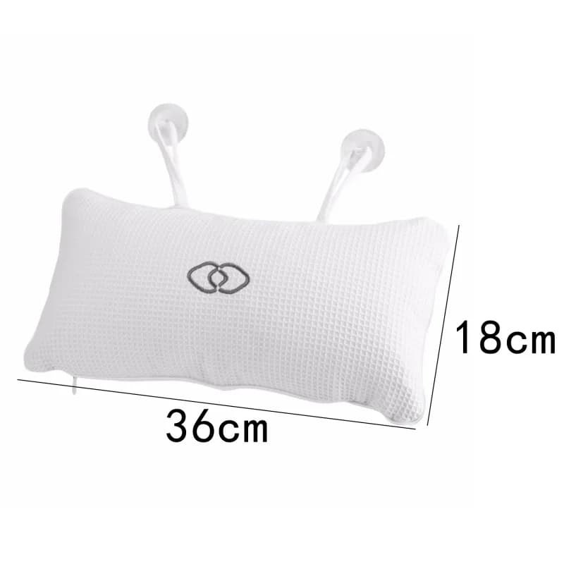 Oreiller de baignoire antidérapant confortable pour le cou et le dos, coussin de baignoire pour Spa,