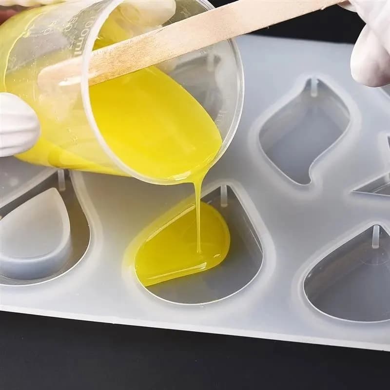 Gobelets de mélange de 100ml, récipient de liquide en plastique, bécher à échelle en résine époxy, g