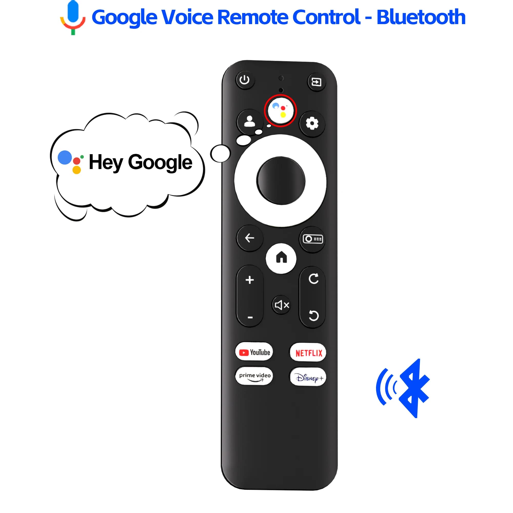 Télécommande Bluetooth, commande vocale, Assistant Google, pour projecteur Horlat T03MAX T10PRO MAX 