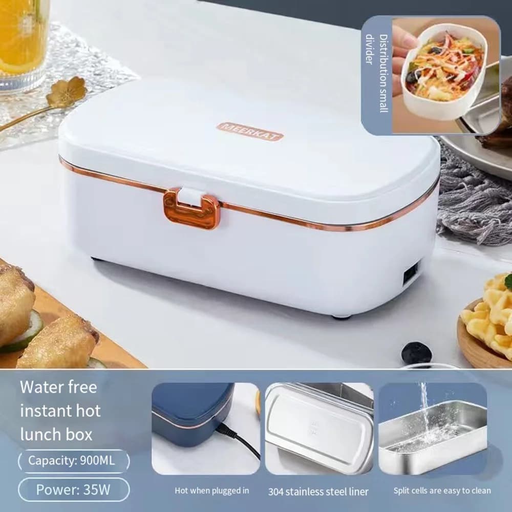 Boîtes à déjeuner thermiques de bureau, boîtes à déjeuner électriques portables, boîte à Bento chauf
