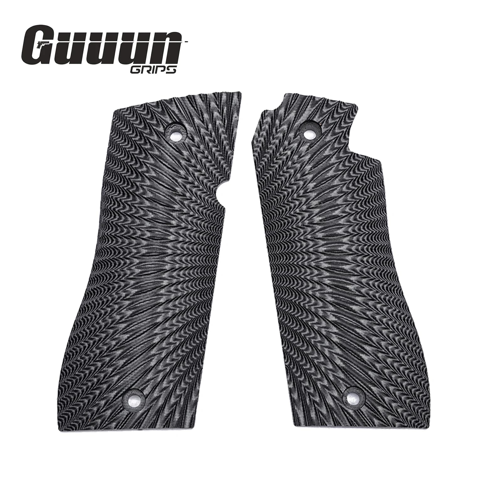 Guuun – poignée G10 pour Star BM/BKM OPS, Texture Sunburst, 6 couleurs au choix