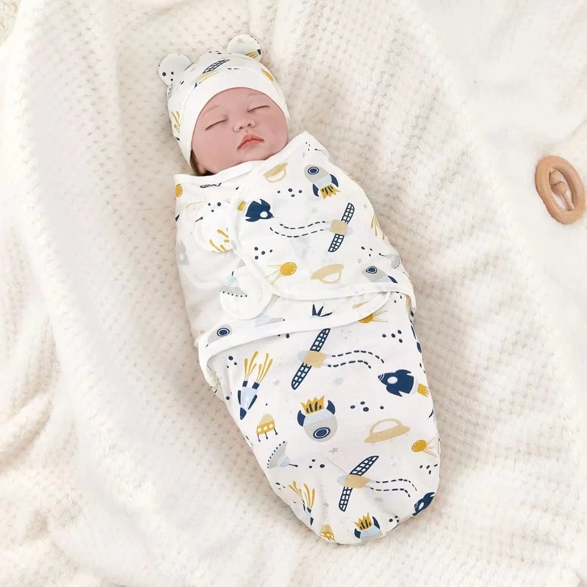    Nouveau Style de rendu pour bébé à haute élasticité, tissu d'emmaillotage pour nouveau-né absorb