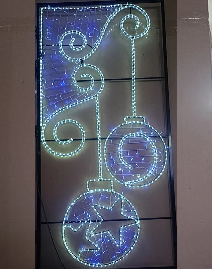 Lumières de Noël en plein air, décoration de rue, thème de la maison