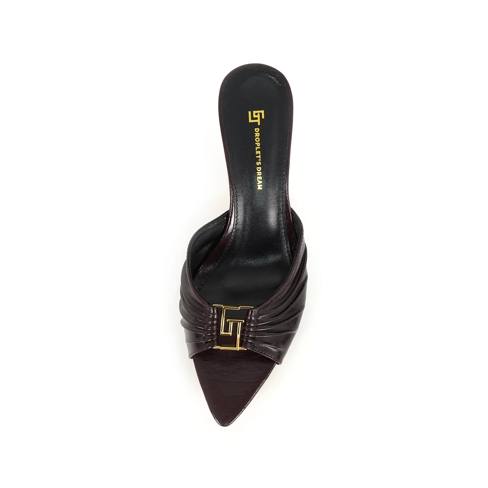 2025 nouvel été loisirs de plein air bout ouvert talons hauts GJ marque 6CM Sexy huile cuir métal bo
