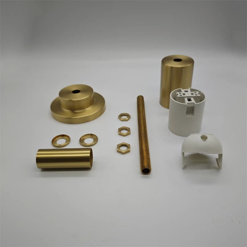 Accessoires d'assemblage de lampe de bureau en laiton, abat-jour de vase en céramique et verre E27, 