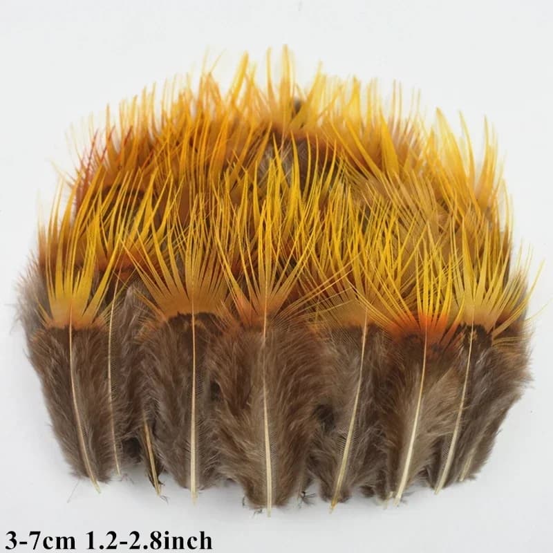 Plume de faisan de canard de poulet de paon naturel, petit attrape-rêves, accessoires artisanaux, dé