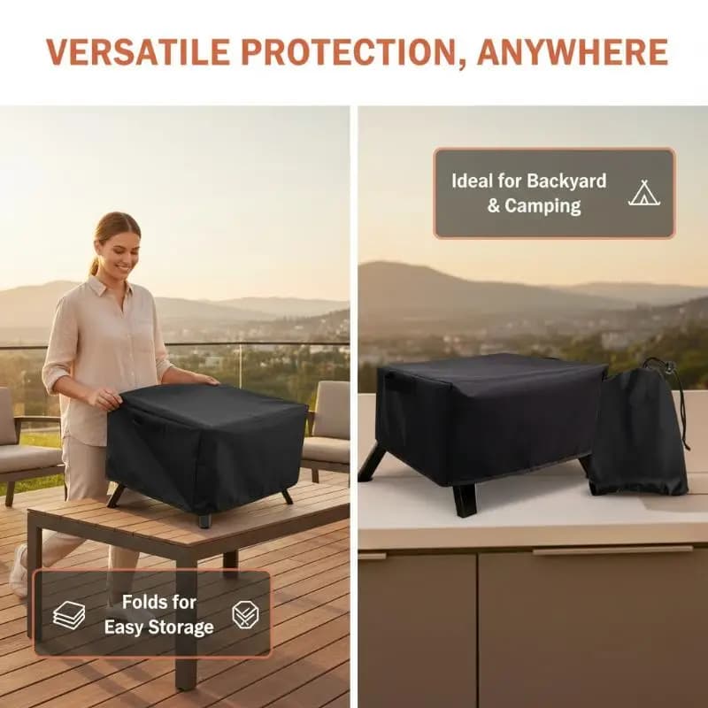 Housse de protection pour four, facile à nettoyer, imperméable, anti-poussière, robuste, pour usage 