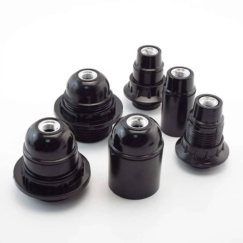 Connecteur de douille de base de lampe à vis semi-complète, accessoires de support d'ampoule, lumina