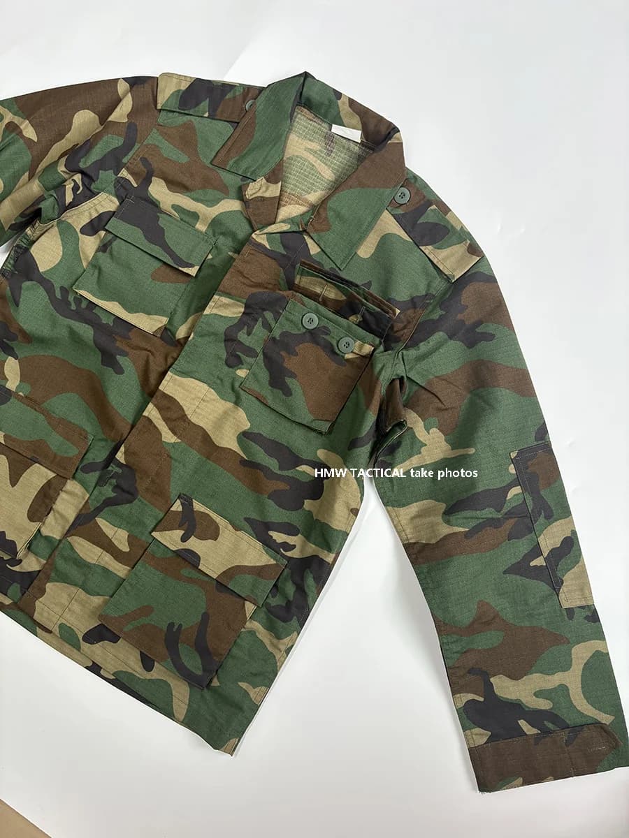Costume camouflage BDU pour hommes, résistant à l'usure, vêtements d'entraînement en plein air, M81 