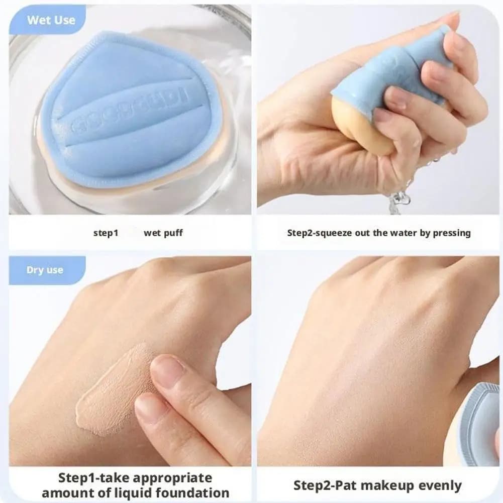 Poudre de fond de teint Marshmallow Air Cushion, outil de maquillage spécial pour base transparente,