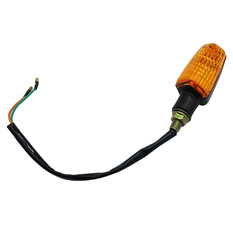 Clignotant de moto universel, ampoule ambre, clignotant, lampe de vélo