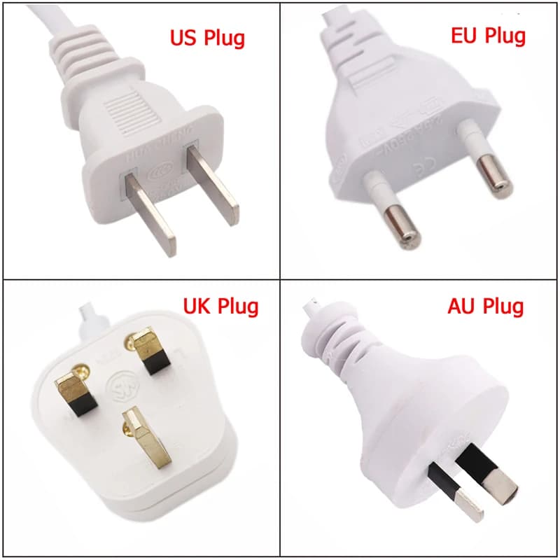 US AU UK EU à E14 E27 cordon d'alimentation vis Base support de lampe pendentif LED tête de lumière 