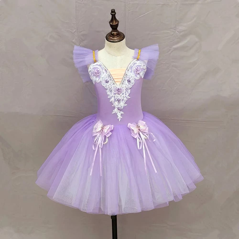 Jupe de ballet pour enfants, jupe de danse pour filles, programme de danse sur campus, costume de da