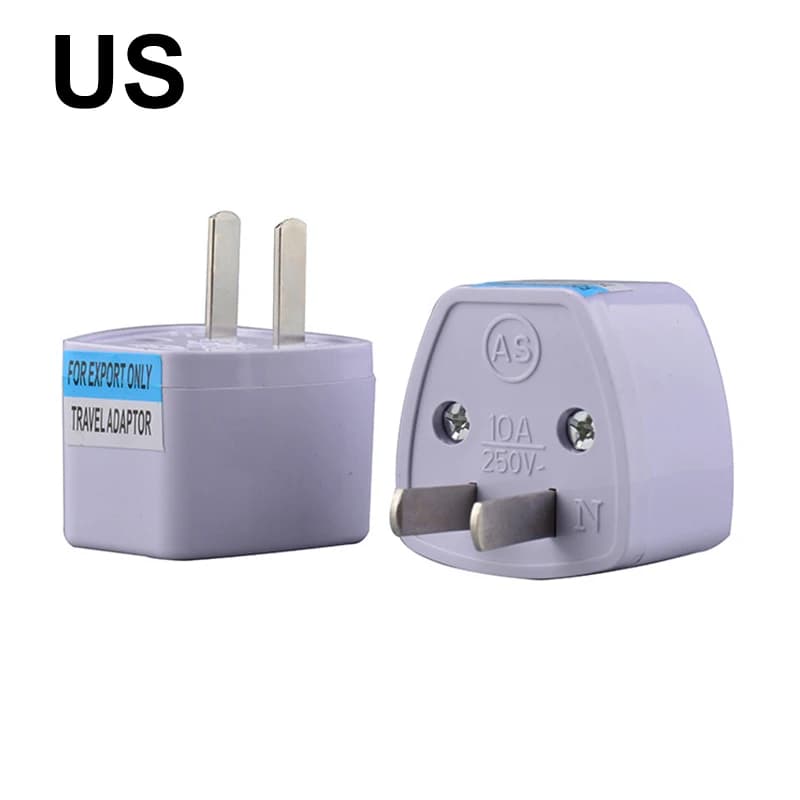 Adaptateur de prise universel US/UK/AU/DE/italie, adaptateur de chargeur mural AC USA vers Europe, c