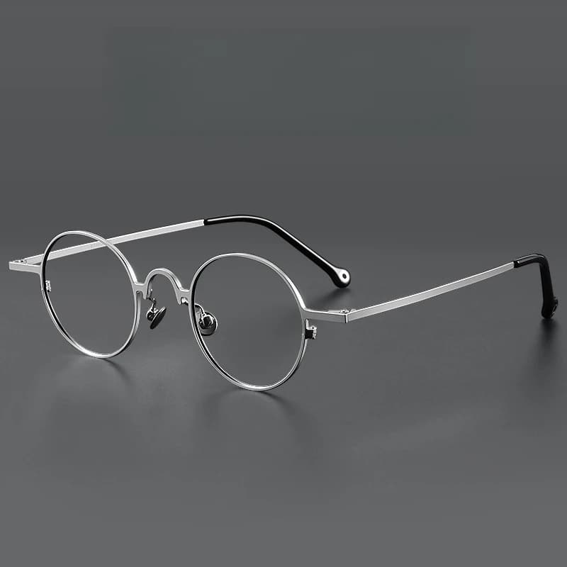 FIRADA mode confortable lunettes rondes Vintage luxe lunettes en titane optique lunettes de Prescrip