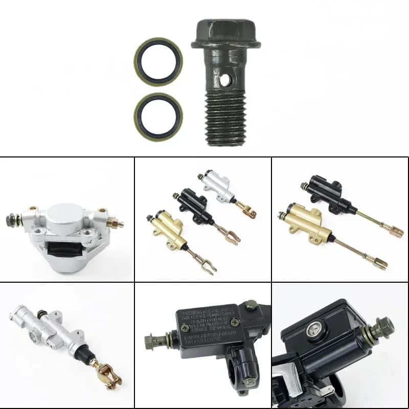 Tube de tuyau d'embrayage de frein hydraulique universel en acier pour moto M10, pour Dirt Bike, ATV
