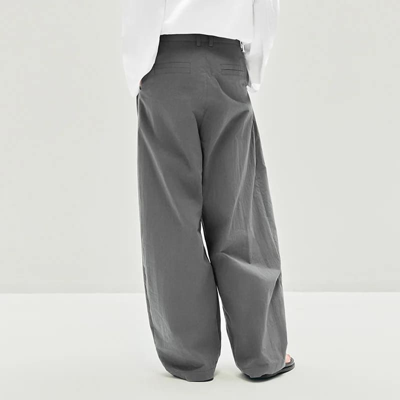 Semir femmes pantalon texturé ample incurvé Long décontracté mode vêtements pour femme texturé tissu