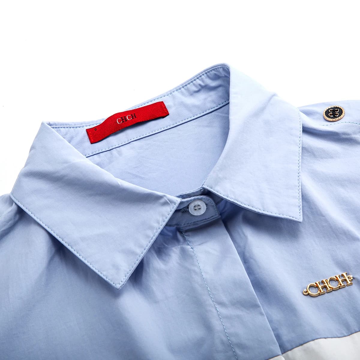 CHCH-Chemise d'affaires à manches longues pour femmes, Chemise épissée, Vêtements pour femmes, Abonn