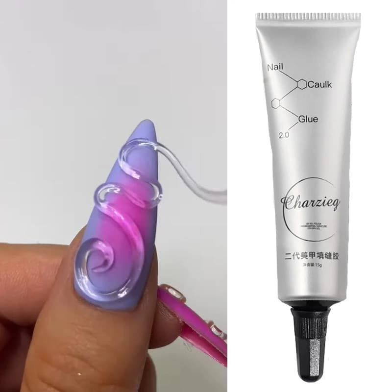 15g 3D modèle d'ongle Gel ongles strass colle Super forte Gel ongles colle pour ongles charme manucu