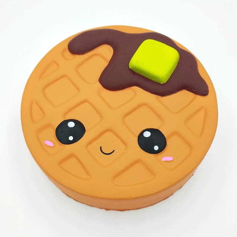 Squishy Anti-souligné Squishies, Chocolat, Biscuit, Fromage, Crème à remontée lente, Parfumé, Fidget
