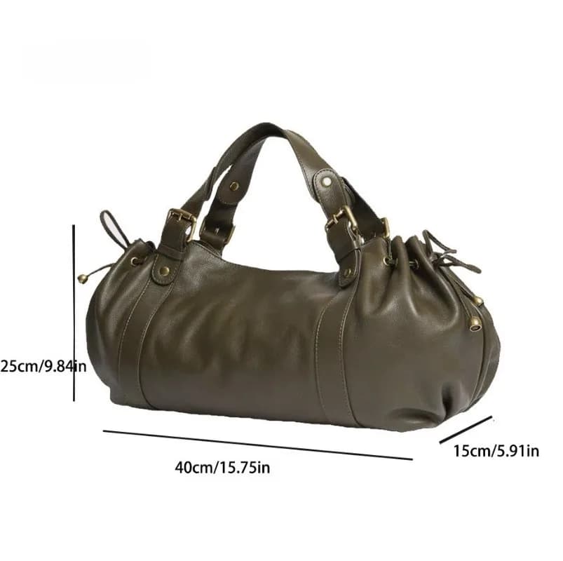 Sac à main à bandoulière Simple pour femmes, sac Boston élégant et polyvalent, sac de travail intéri