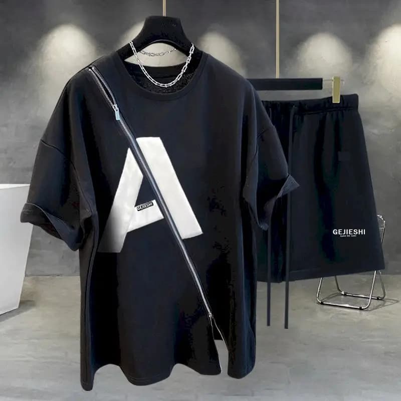 T-Shirt à Manches Courtes en Coton pour Femme, Design Irrégulier, Tendance, Été, Y2k