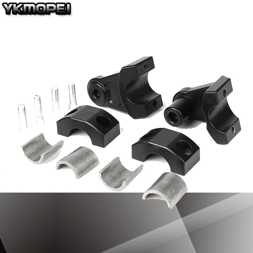 Pinces de guidon de moto 22mm 28mm, pour barres de hauteur de 5.5cm, pivotantes de 2 pouces pour CRF