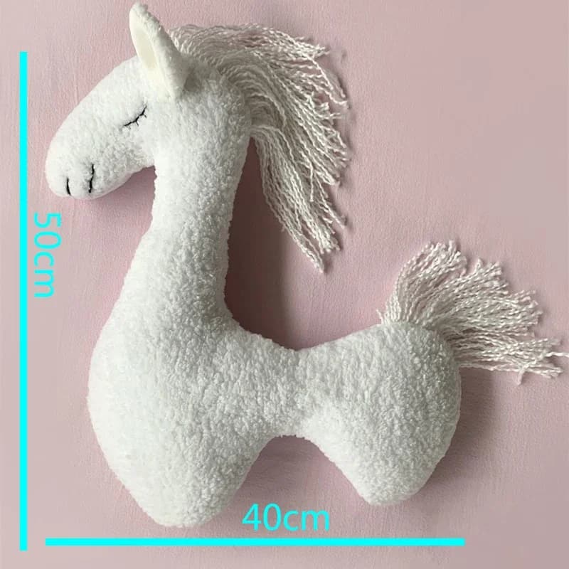 Accessoires de photographie pour nouveau-nés, licorne, cheval de pose, coussin, couverture, arrière-