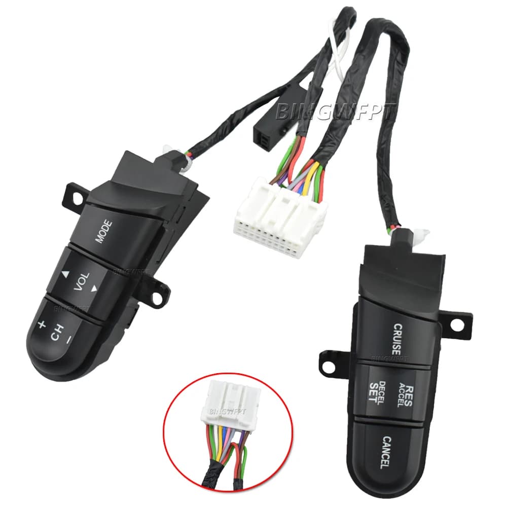 Joli à bouton de volant multifonction, Honda 08-13, Fit 09-14 City 06-11 Civic, 36770-SNA-A12