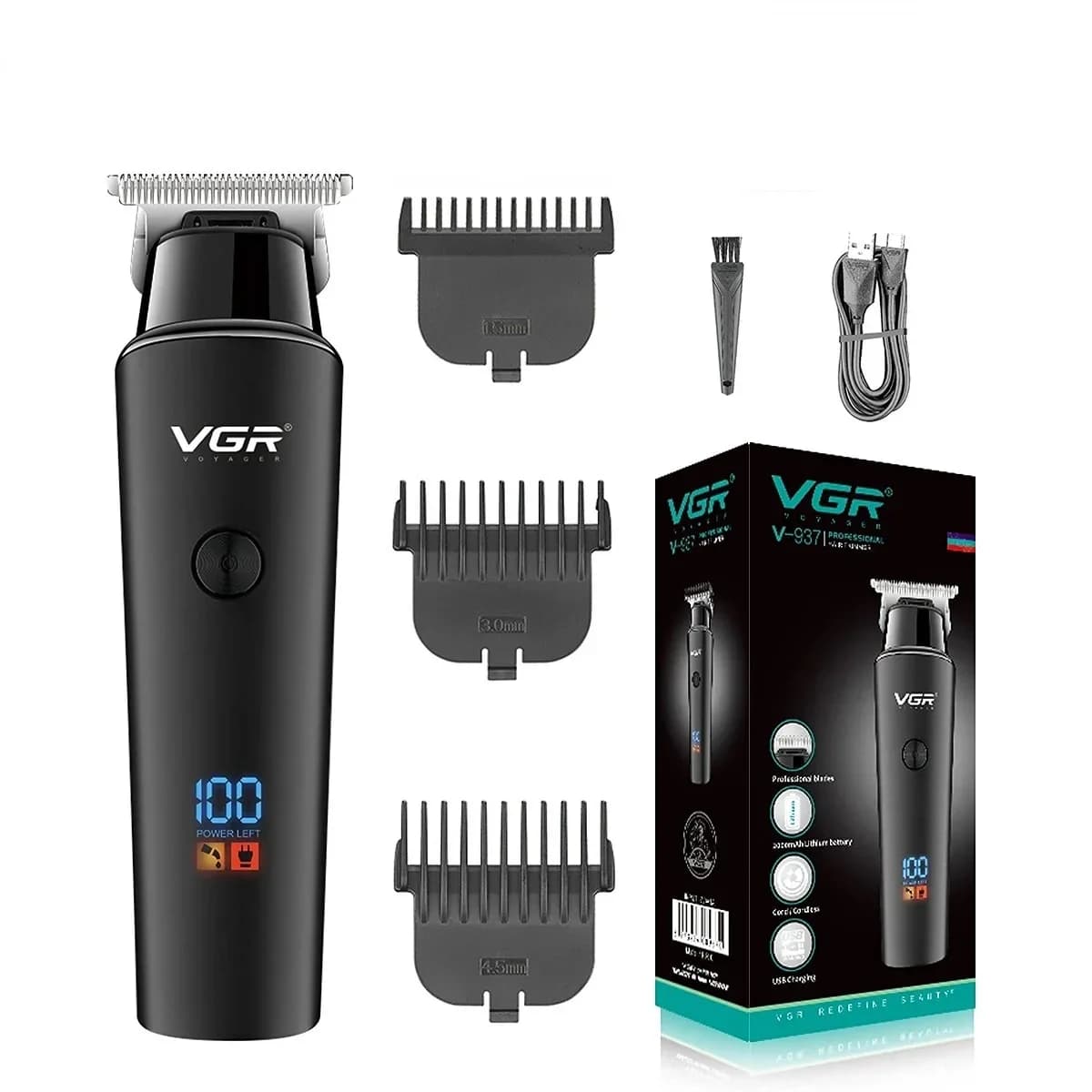 VgazHair Machine De Coupe Électrique Tondeuse À Cheveux Professionnel Barbe Tondeuse À Cheveux Visag