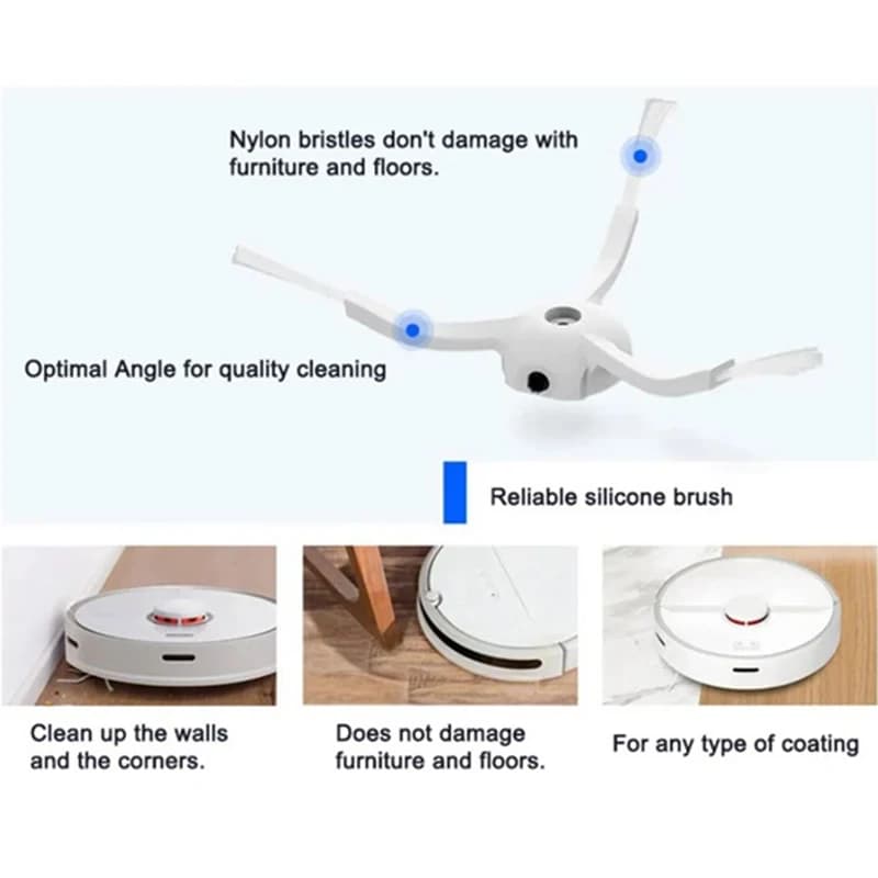 Pièces de rechange pour aspirateur Robot Xiaomi Mi 1/1S Roborock S4 S5 S50 S51 Max SDJQR01RR SDJQR02