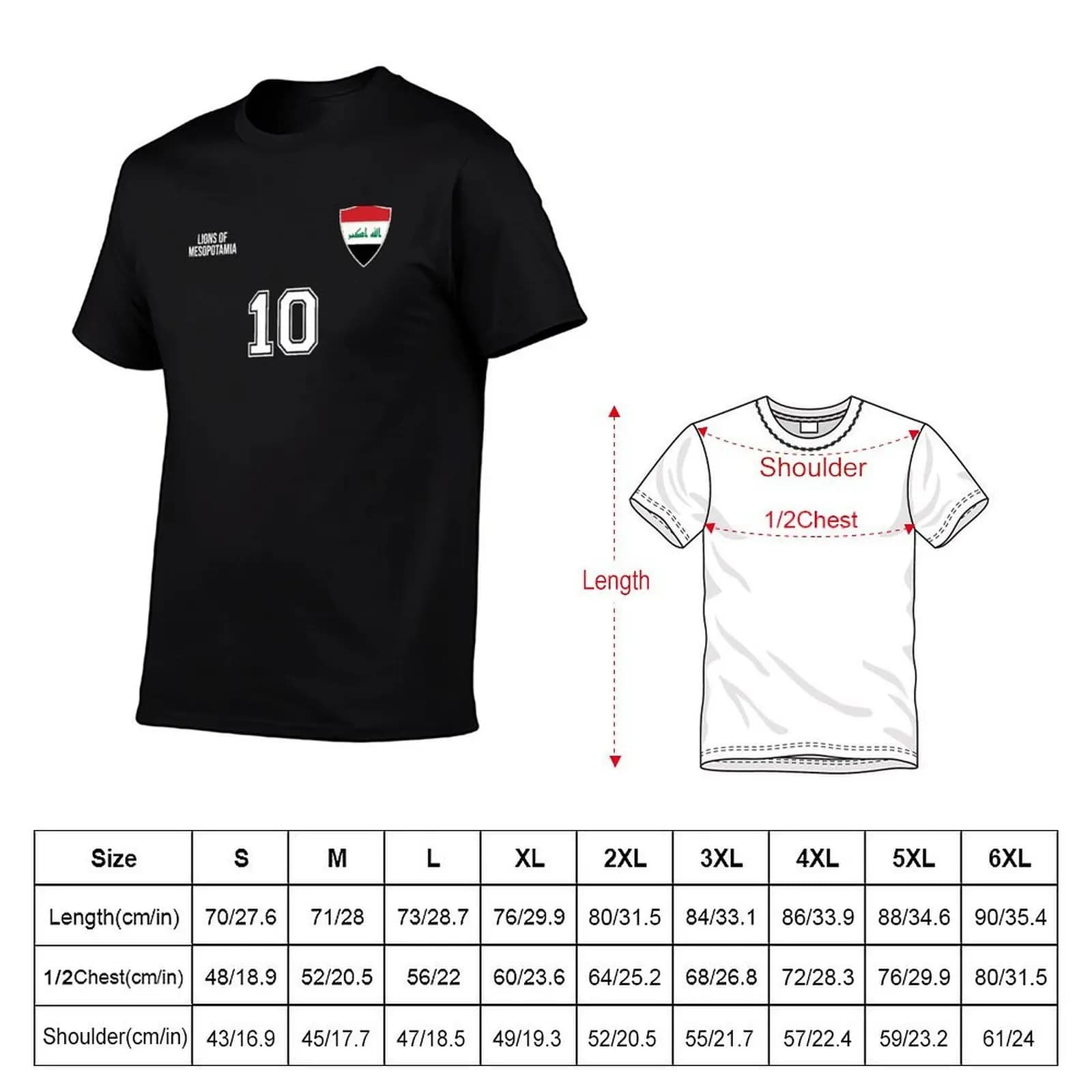 Iraque Football fierté rétro maillot de Football pour les Fans T-Shirt t-shirts anime trucs de footb