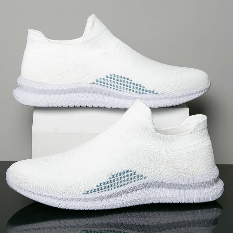 Chaussures de marche respirantes pour hommes, mocassins légers et doux et flexibles, chaussures déco