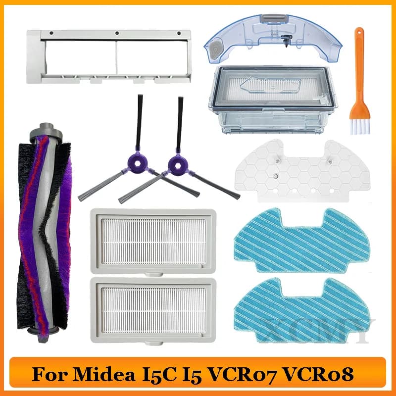 Pièces de rechange pour aspirateur Robot Midea i5 i5c VCR07 VCR08, brosse à rouleau, support de vadr