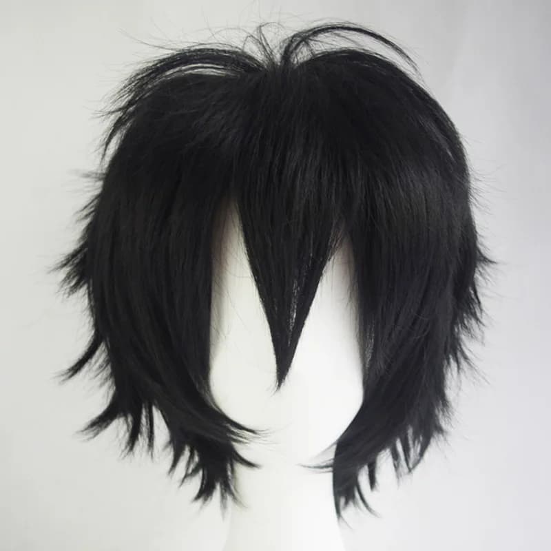 Perruque synthétique colorée polyvalente, perruques de cosplay pour hommes, ensemble de perruques an