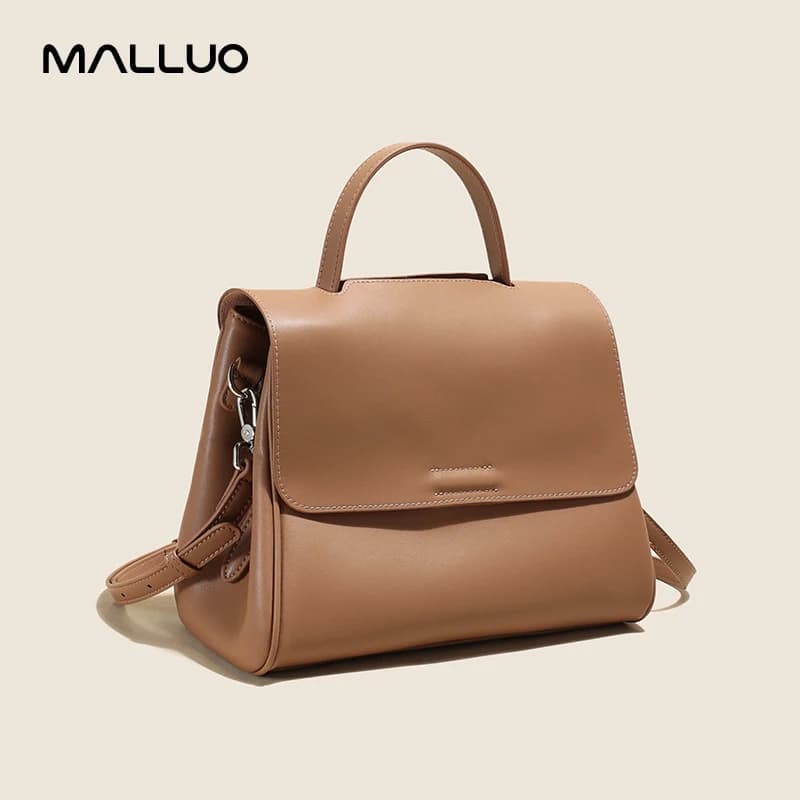 Sac à main en cuir de vachette véritable pour femme, sac à bandoulière de luxe de créateur, sac à ma