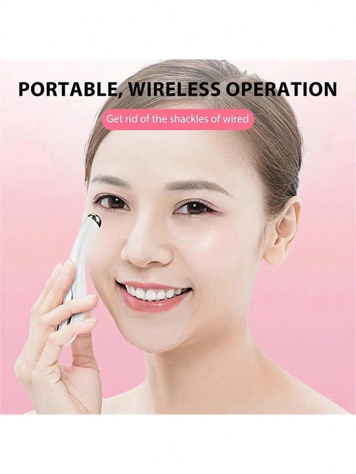 Masseur électrique pour les yeux, Vibration, Anti-âge, élimination des cernes, beauté du visage, sty